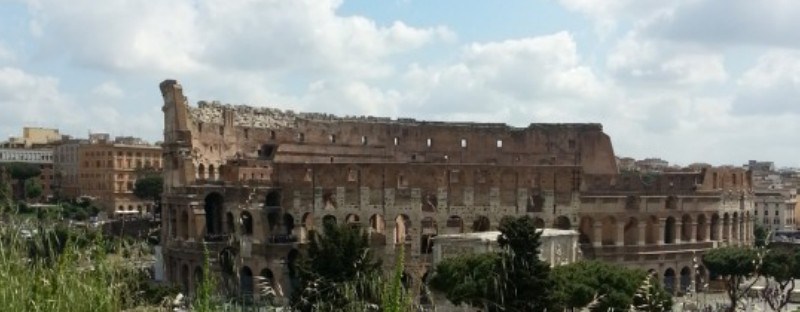 Colosseum from Palatine Hill, Rome, Italy
