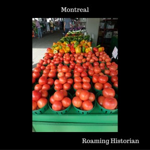 Tomatoes at market in Montreal, Canada