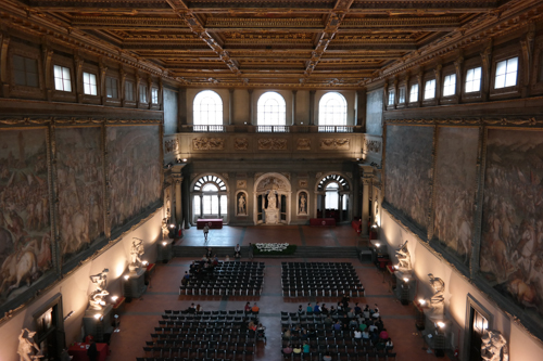 Hall of Five Hundred--Palazzo Vecchio