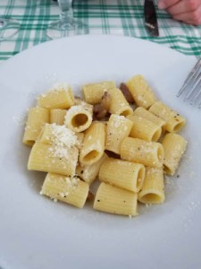 Pasta alla gricia at Hostaria Dino and Tony in Rome
