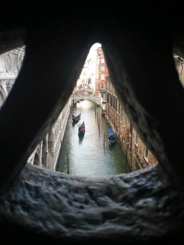Bridge of Sighs in Venice