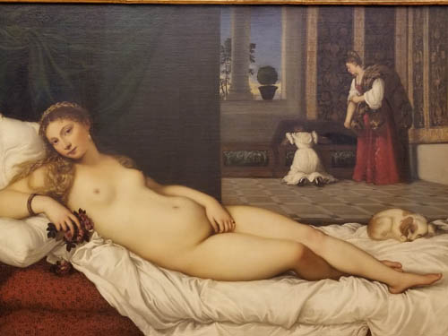Titian--Venus of Urbino, Uffizi Gallery, Florence, Italy