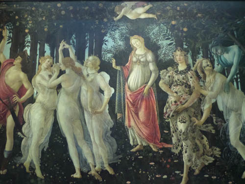 Botticelli--Primavera, Uffizi Gallery, Florence, Italy