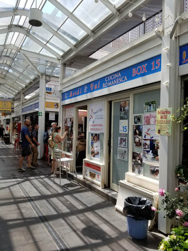 Testaccio Market in Rome, Italy