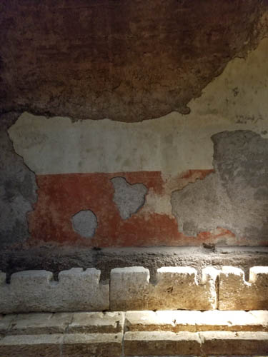 Toilets at Domus Transitoria in Palatine Hill