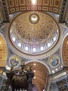 Dome of St. Peter's Basilica, Vatican, Rome, Italy