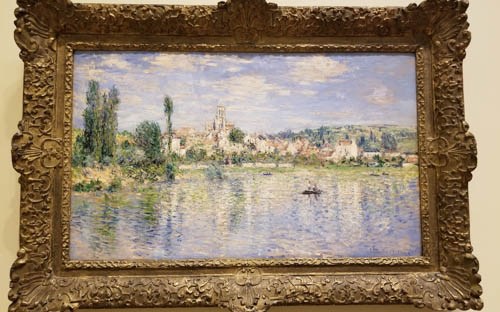 Photo of Monet painting, Metropolitan Museum of Art, NYC