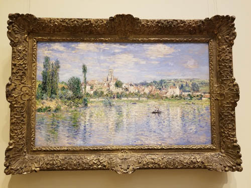 Photo of Monet painting, Metropolitan Museum of Art, NYC
