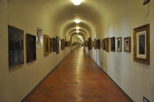 Vasari Corridor in Florence, Italy
