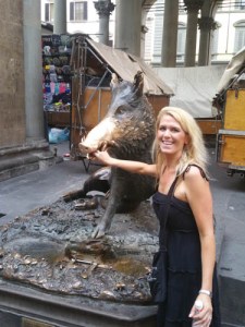 Il Porcellino statue in Florence Italy