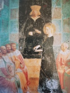 St. Catherine and the Philosophers fresco, Basilica San Clemente, Rome