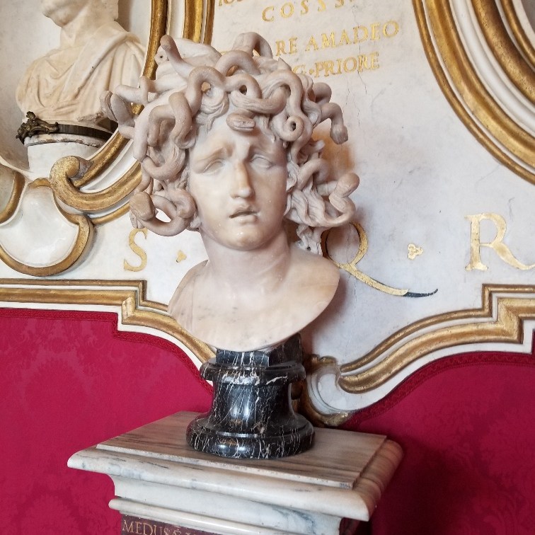 Bernini's Medusa, Capitoline Museum, Rome, Italy