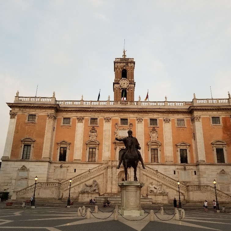 Piazza del Campidoglio, Palazzo Senatario, Rome, Italy