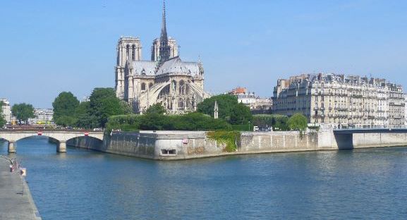 Notre Dame Cathedral Paris, Rear View