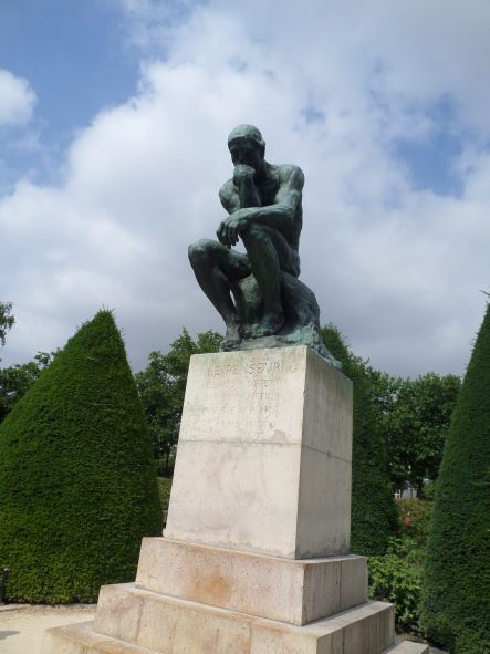 The Thinker Rodin Paris print, Paris France