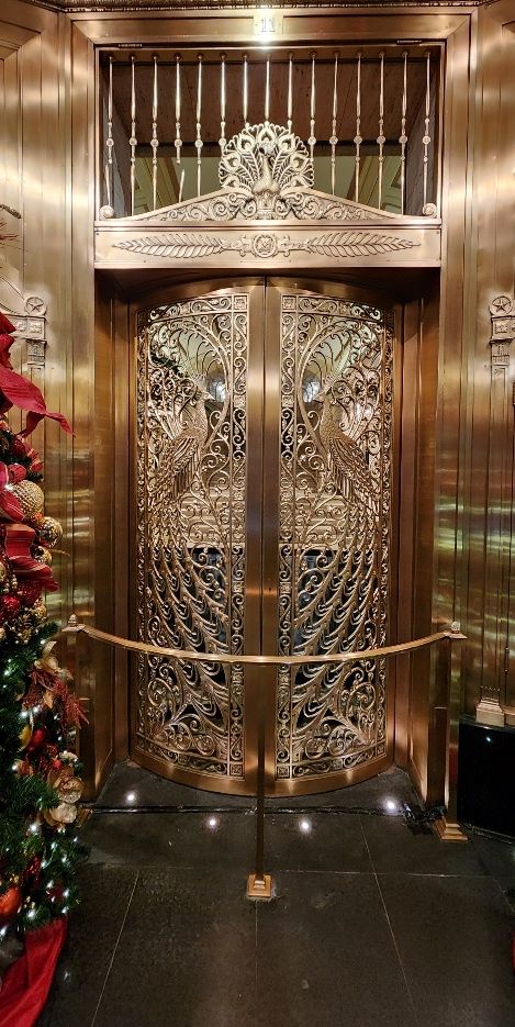 Peacock Door Palmer House Hilton, Chicago