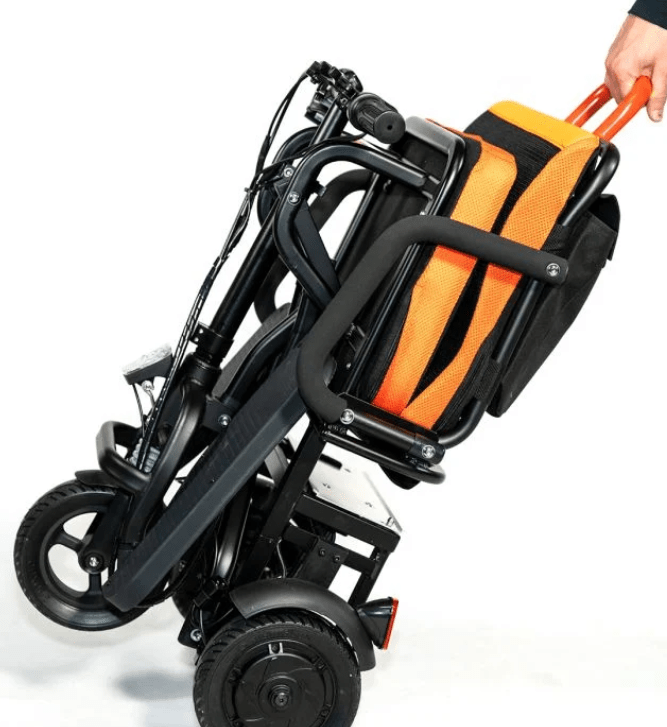 Folding mobility scooter for accessible italy